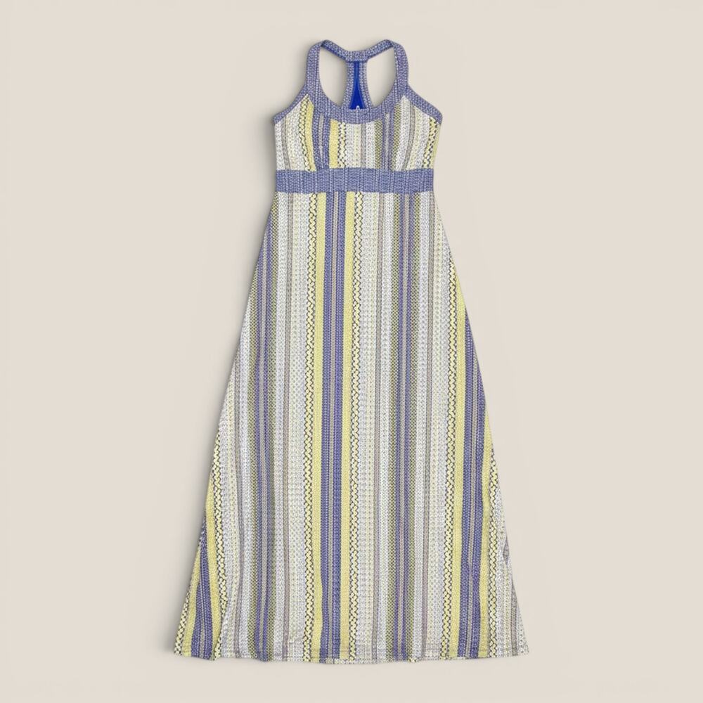 prAna Cali Racerback Striped Maxi Dress Women’s Medium